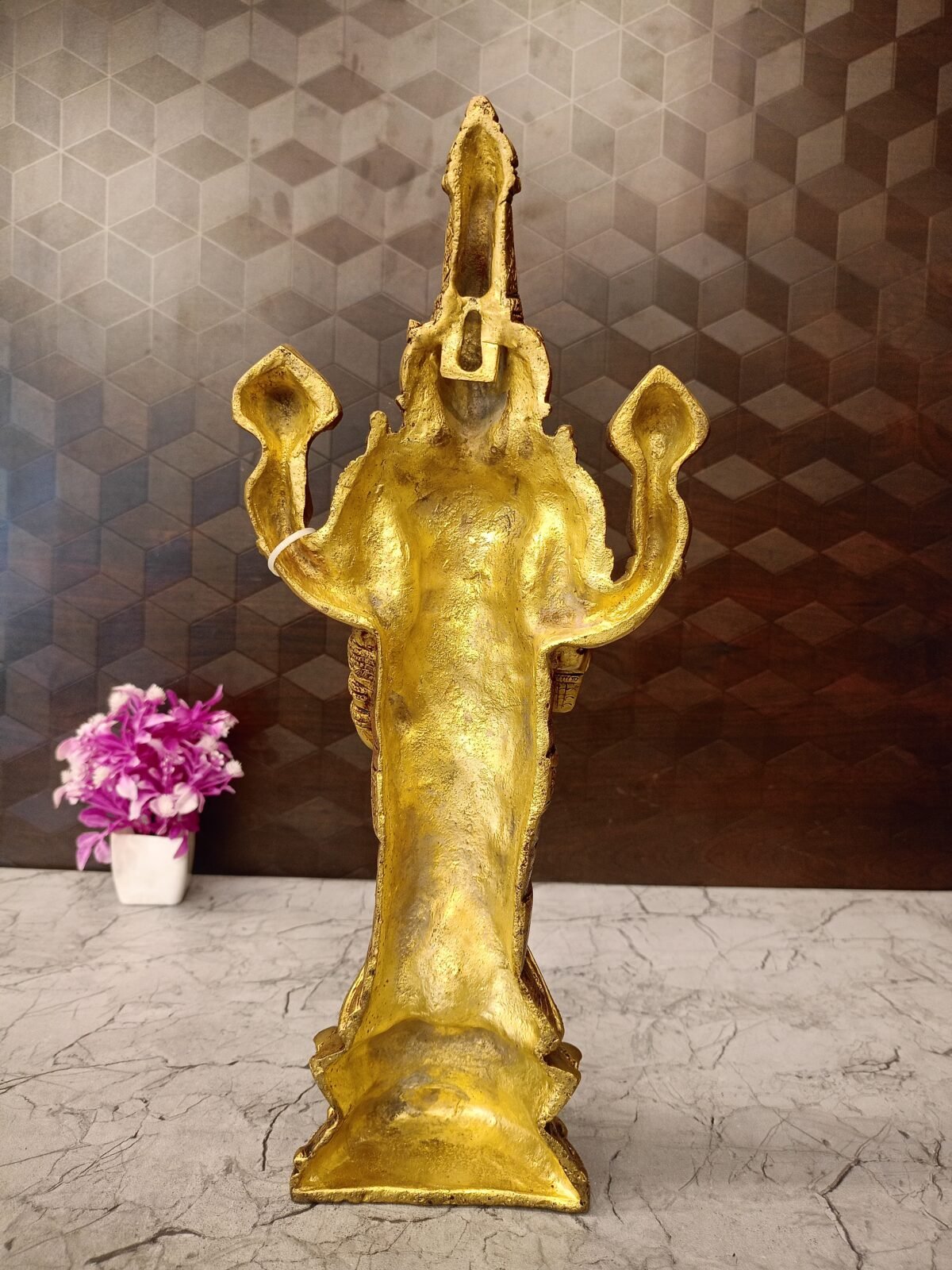 Buy Brass Balaji Wall Mount / Venkateshwara Idol Best For Pooja And Offices 16″ Antique Showroom Trichy - Image 4