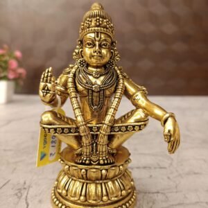 Buy Brass Fine Art Ayyappan Idol Antique Showroom Trichy 5"