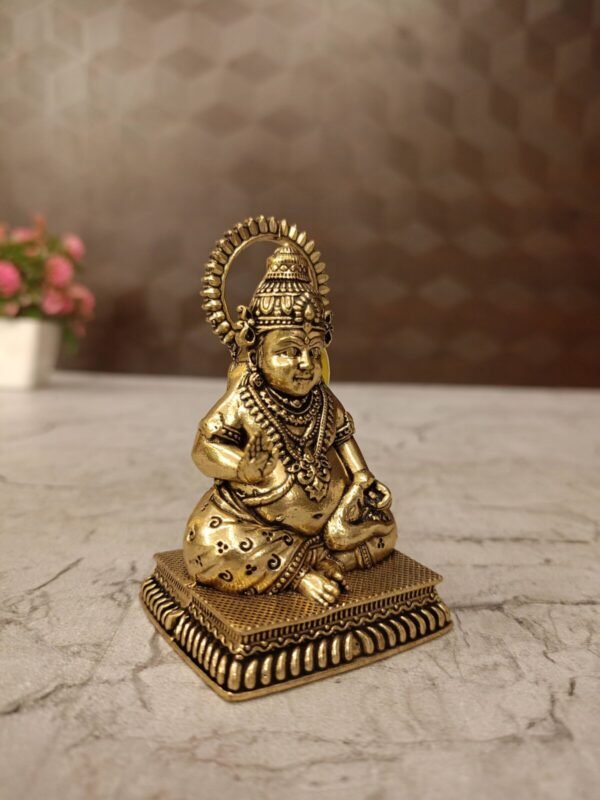 Buy Brass Fine Art Kuberar Idol Antique Showroom Trichy 3" - Image 4