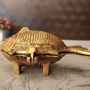 Buy Brass Fish Kumkum Chimel Antique Showroom Trichy 2.5″
