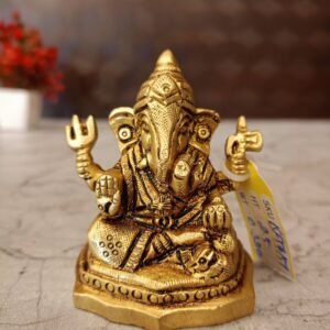 Buy Brass Small Ganesha Statue Antique Showroom Trichy 2.5