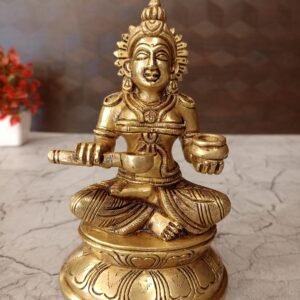 Buy Brass AnnaPoorani Statue 7″ Antique Showroom Trichy