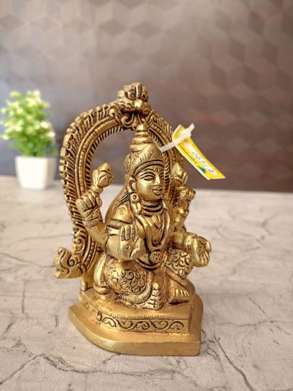 Buy Brass Arch Lakshmi Statue 4.5″ Antique Showroom Trichy - Image 2