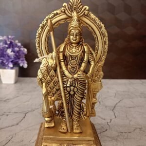 Buy Brass Arch Murugan Statue Best For Pooja 8.5″ Antique Showroom Trichy