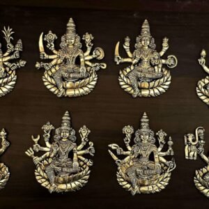 Buy Brass Ashtalakshmi Set Door Panel 5.5″ Antique Showroom Trichy