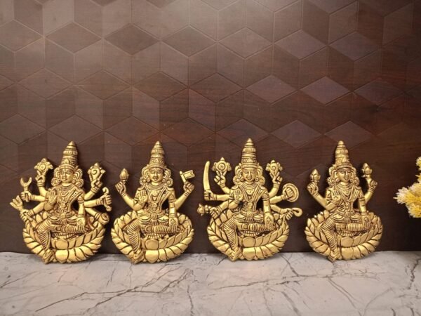 Buy Brass Ashtalakshmi Set Door Panel 5.5″ Antique Showroom Trichy - Image 3