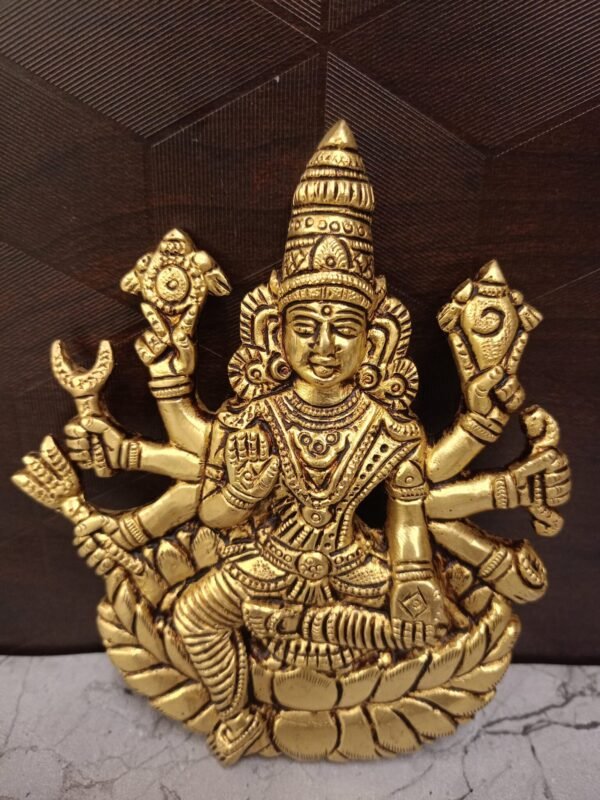 Buy Brass Ashtalakshmi Set Door Panel 5.5″ Antique Showroom Trichy - Image 4