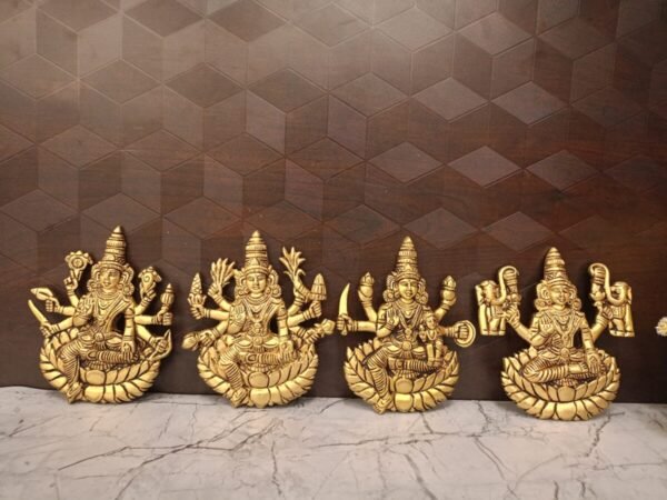 Buy Brass Ashtalakshmi Set Door Panel 5.5″ Antique Showroom Trichy - Image 9
