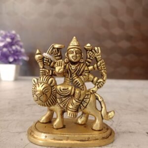 Buy Brass Durgai Amman Statue 3.5″ Antique Showroom Trichy