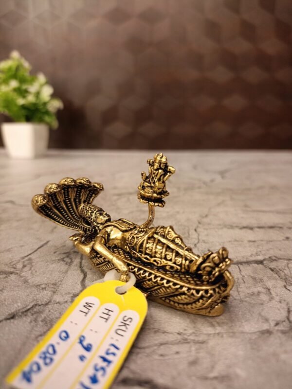 Buy Brass Fine Art Padmanathar Statue Antique Showroom Trichy 2" - Image 4