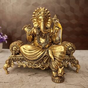 Buy Brass Fine Art Ganesha 7.5" Antique Showroom Trichy