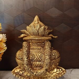 Buy Brass Kalasam Wall Mount- 8″ Antique Showroom Trichy