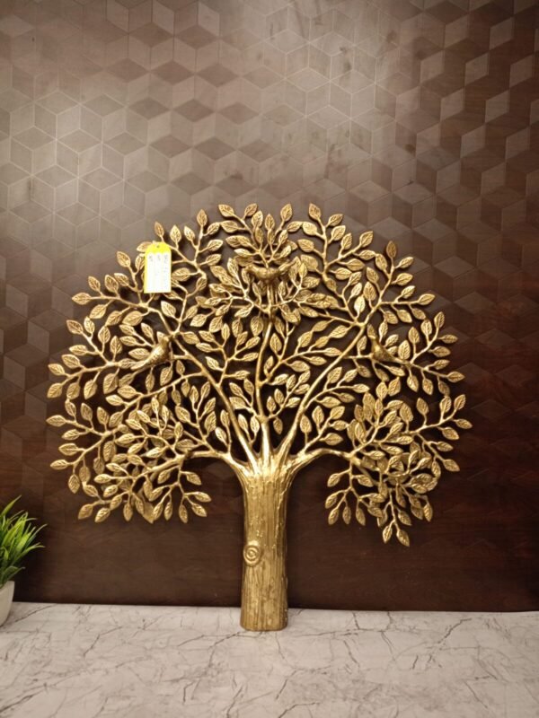 Buy Brass Kalpaviruksha Tree Wall Mount 24″ Antique Showroom Trichy