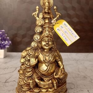 Buy Brass Lakshmi Kuber Statue For Pooja / Best idol For Wealth 10″ Antique Showroom Trichy