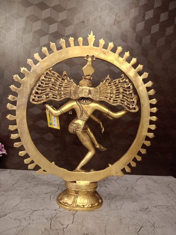 Buy Brass Natarajan Statue Big 19″ Antique Showroom Trichy - Image 4