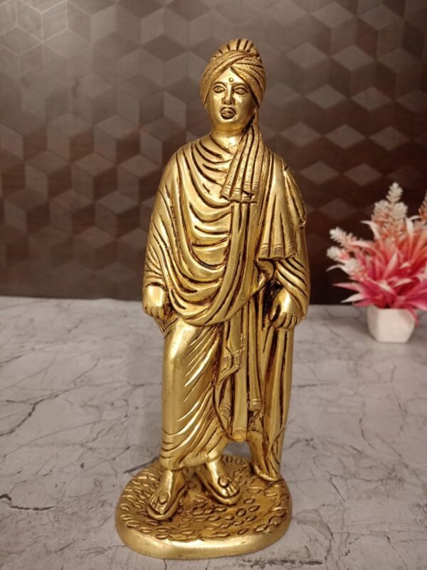 Buy Brass Vivekananda Statue – 10″ Antique Showroom Trichy