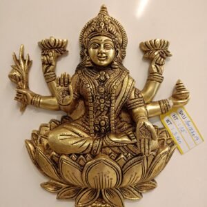 Buy Brass Wall Mount Lakshmi Statue 12″ Antique Showroom Trichy
