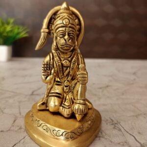 Buy Brass Hanuman Statue Antique showroom Trichy 4″