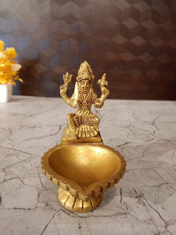 Buy Brass Amman Diya Lamp 4.5 ” Antique Showroom Trichy