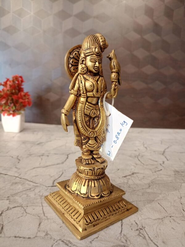 Buy Brass Andal – 7” Antique Showroom Trichy - Image 3