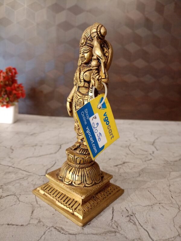 Buy Brass Andal – 7” Antique Showroom Trichy - Image 4