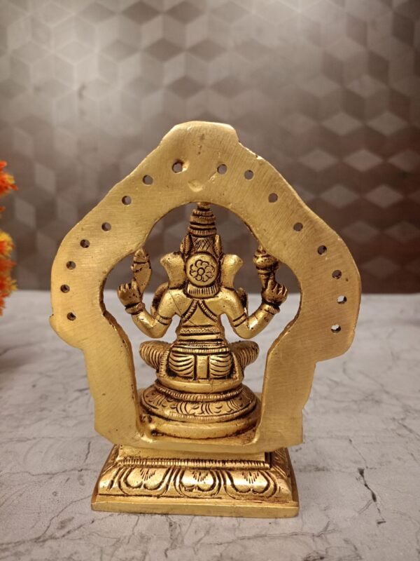 Buy Brass Arch Ganesha Statue 5.5″ Antique Showroom Trichy - Image 4