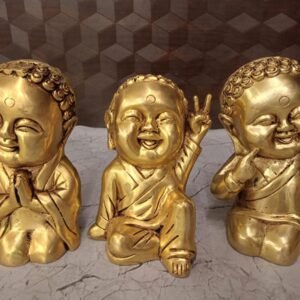 Buy Brass Babe Laughing Buddhas Statue 7.5″ Antique Showroom Trichy