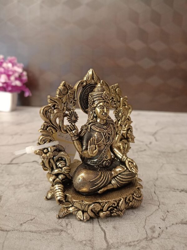 Buy Brass Fine Art Designer Arch Lakshmi Statue 4″ Antique showroom Trichy - Image 3