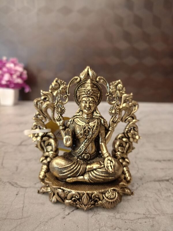 Buy Brass Fine Art Designer Arch Lakshmi Statue 4″ Antique showroom Trichy