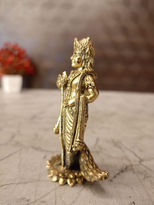 Buy Brass Fine Art Murugan idol 3″ Antique Showroom Trichy - Image 2
