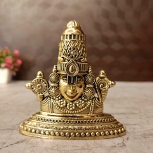 Buy Brass Fine Art Perumal Face 3.5″ Antique Showroom Trichy