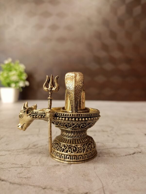 Buy Brass Fine Art ShivaLingam Idol 2″ Antique Showroom Trichy - Image 5