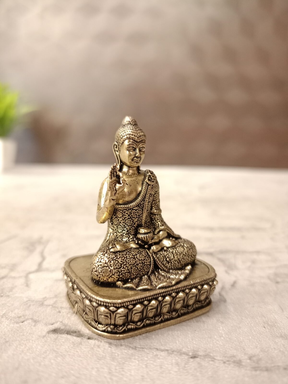 Buy Brass Fine art Buddha 2″ Antique Showroom Trichy - Image 5