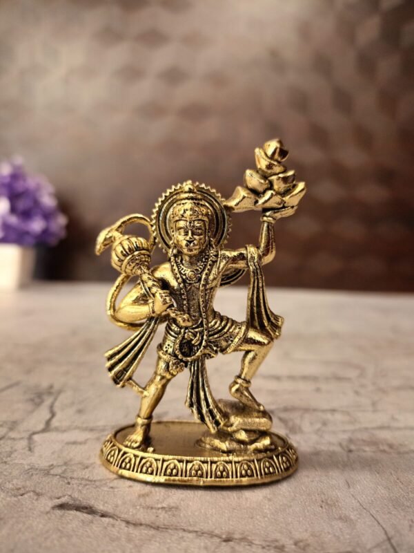 Buy Brass Fine art Hanuman Mountain 3″ Antique Showroom Trichy