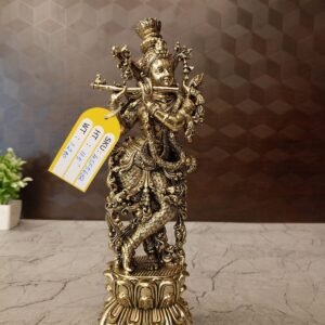 Buy Brass Fine art Krishna idol 11.5″ Antique Showroom Trichy