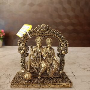 Buy Brass Fine art Vishnu Lakshmi Thiruvachi idol 4.5″ Antique Showroom Trichy