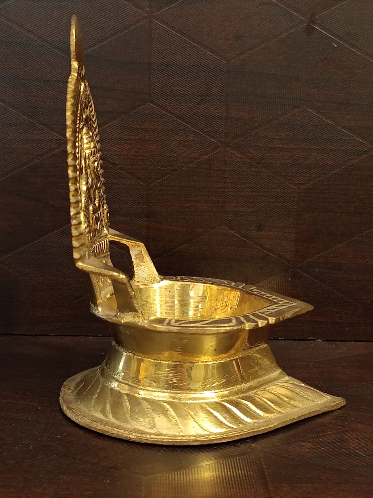 Buy Brass Gajalakshmi Vilakku-5″ Antique Showroom Trichy - Image 2