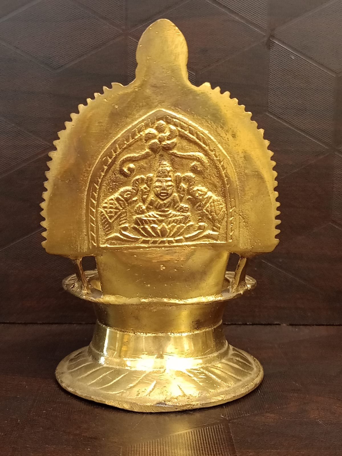 Buy Brass Gajalakshmi Vilakku-5″ Antique Showroom Trichy - Image 5