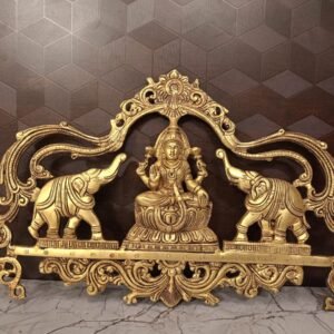 Buy Brass Gajalakshmi Wall Mount 11″ Antique Showroom Trichy