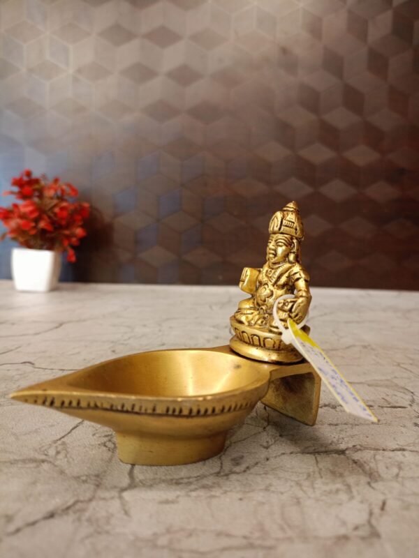 Buy Brass Kuberar Diya For Pooja 3″ Antique Showroom Trichy