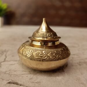 Buy Brass KumKum Chimil 2″ Antique Showroom Trichy