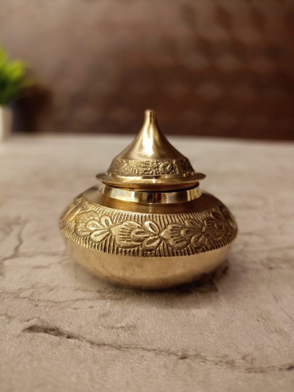 Buy Brass KumKum Chimil 2″ Antique Showroom Trichy