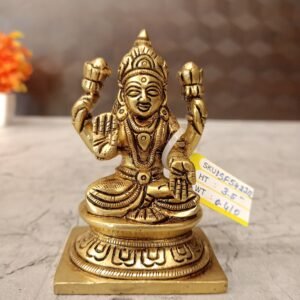 Buy Brass Lakshmi Idol Small-3.5″ Antique Showroom Trichy