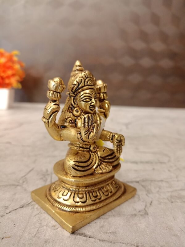 Buy Brass Lakshmi Idol Small-3.5″ Antique Showroom Trichy - Image 5