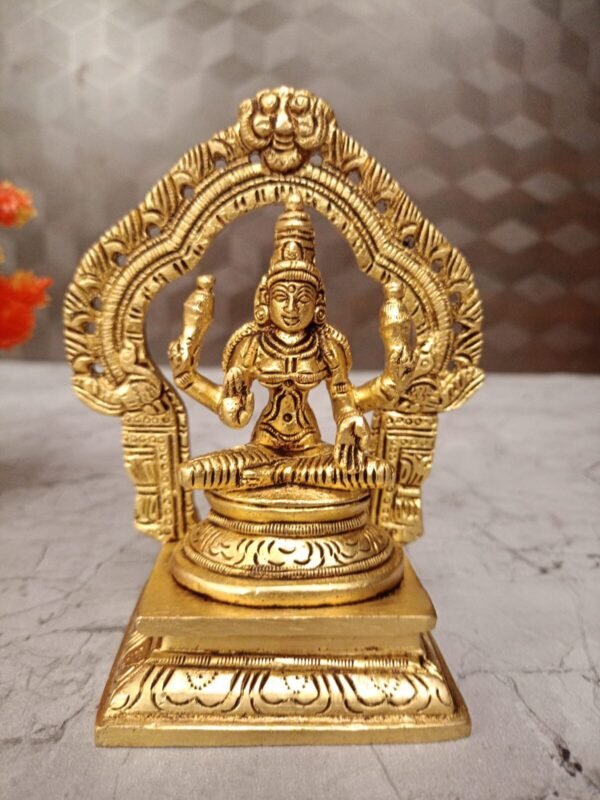 Buy Brass Lakshmi Idol Statue , Good For Pooja 5″ Antique Showroom Trichy
