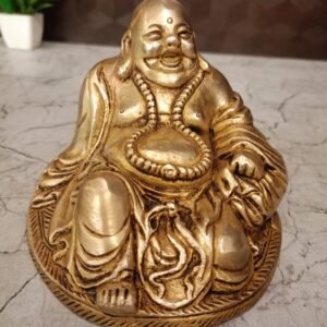 Buy Brass Laughing Buddha Statue- 4.5″ Antique Showroom Trichy