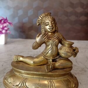 Buy Brass Little Krishna Idol -5.5″ Antique Showroom Trichy