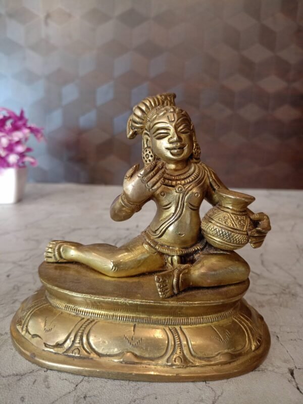 Buy Brass Little Krishna Idol -5.5″ Antique Showroom Trichy