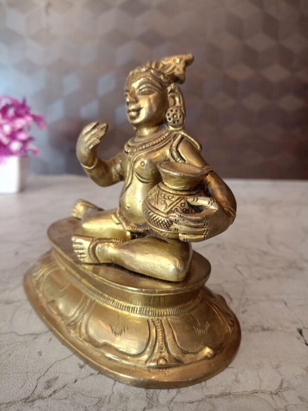 Buy Brass Little Krishna Idol -5.5″ Antique Showroom Trichy - Image 4