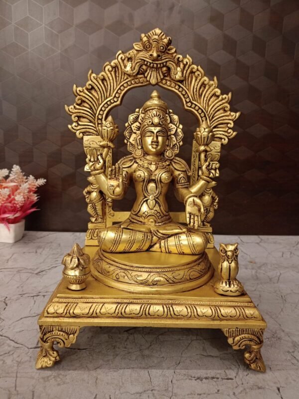 Buy Brass Mahalakshmi with Thiruvachi 14.5" Antique Showroom Trichy